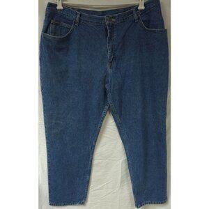 Riders By Lee Women 22W P Relaxed Fit High Rise Straight Denim Jeans 42x28